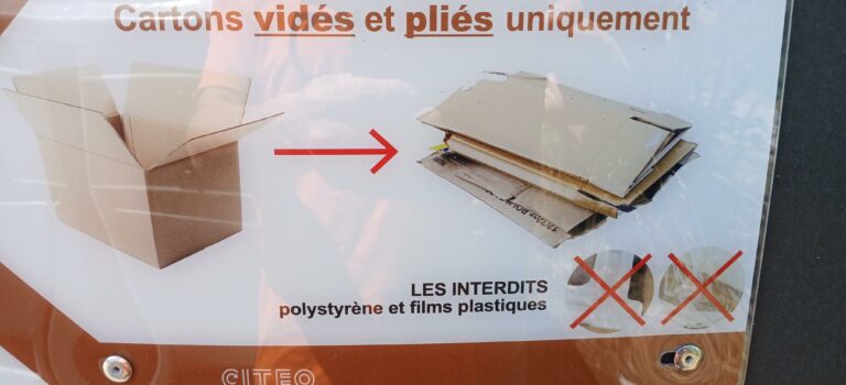 Nouveau Point d’Apport Volontaire pour les Cartons à Ponas