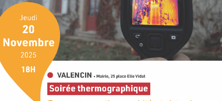 Ageden Soirée Thermographie le 20 Novembre à Valencin